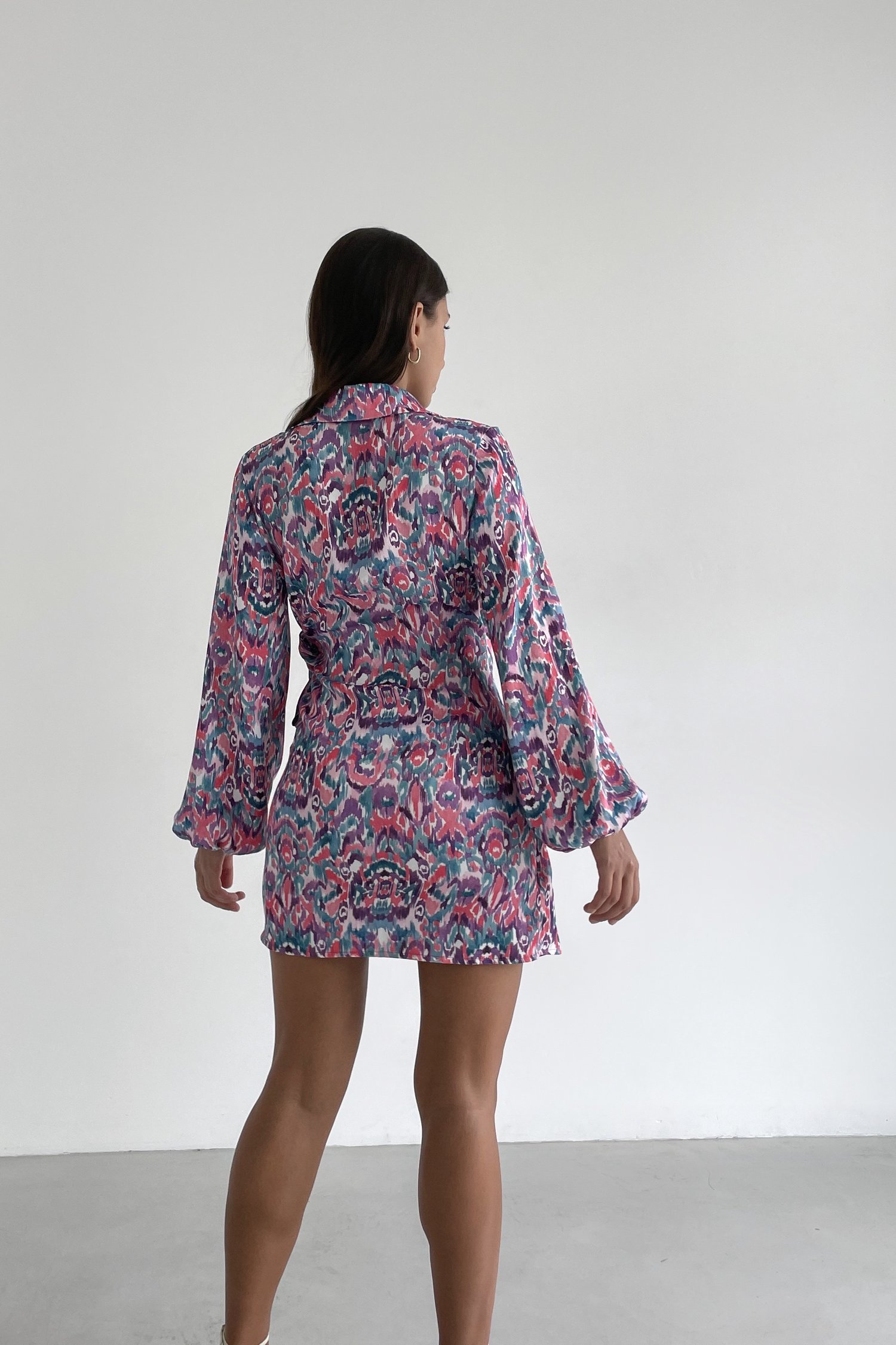 Платье мини с абстрактным принтом - THE LACE фото 89941