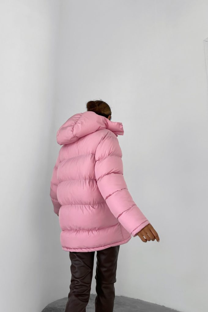 Куртка бойфренд рожева