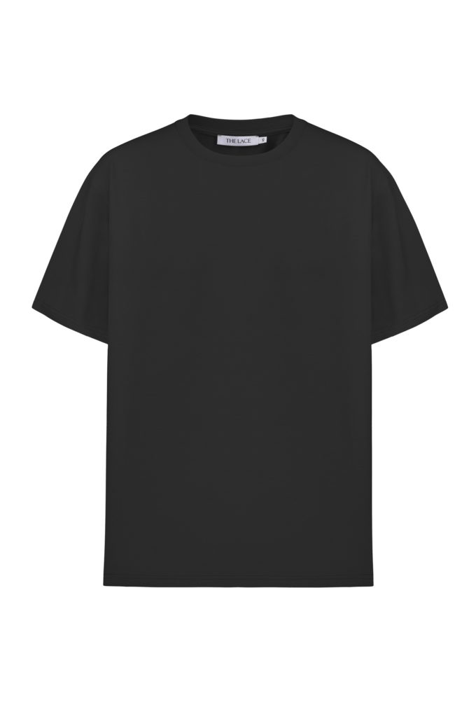 Oversized T-shirt in black photo 4
