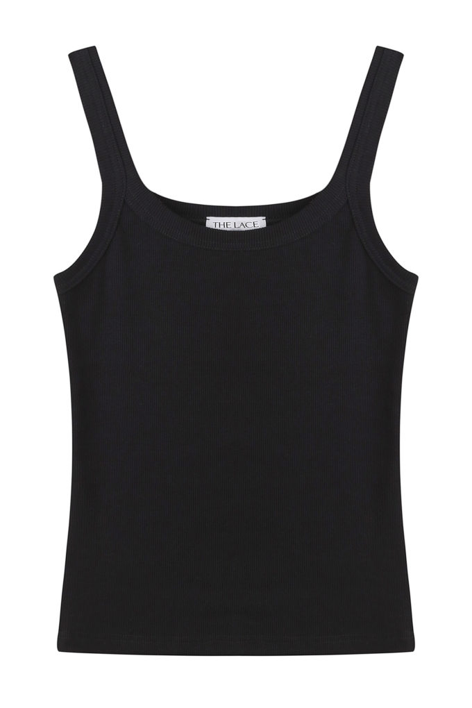 Jersey top in black photo 4