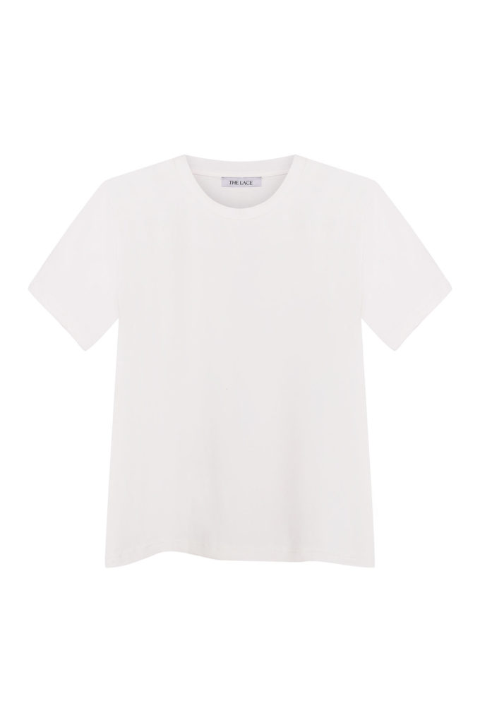 Relaxed fit T-shirt in milk photo 3