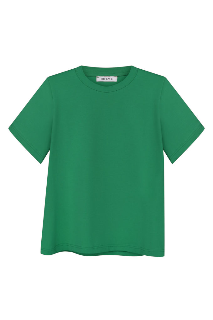 Relaxed fit T-shirt in green photo 3