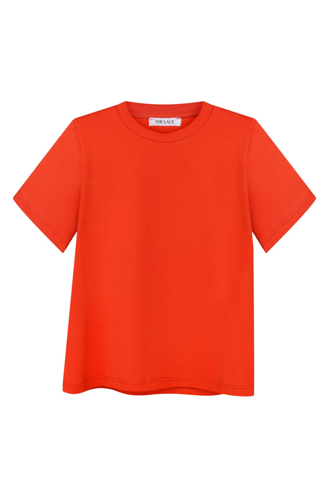 Relaxed fit T-shirt in orange photo 3