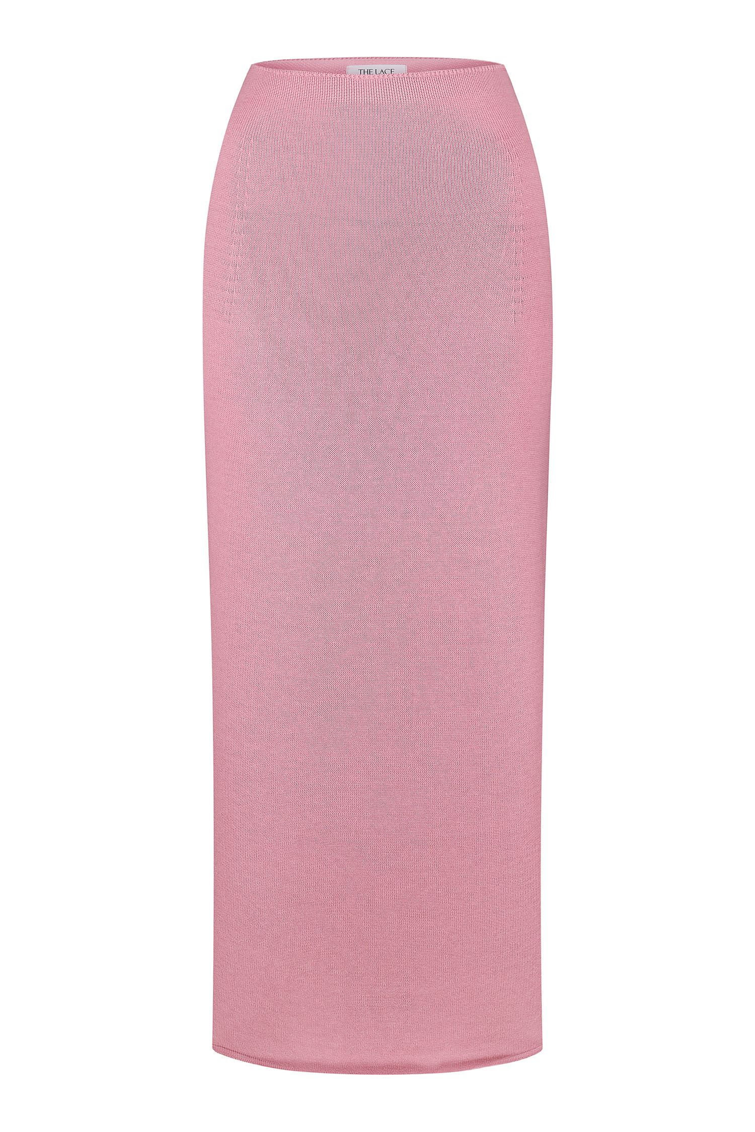 Трикотажна спідниця з низькою талією рожева - THE LACE фото 138230