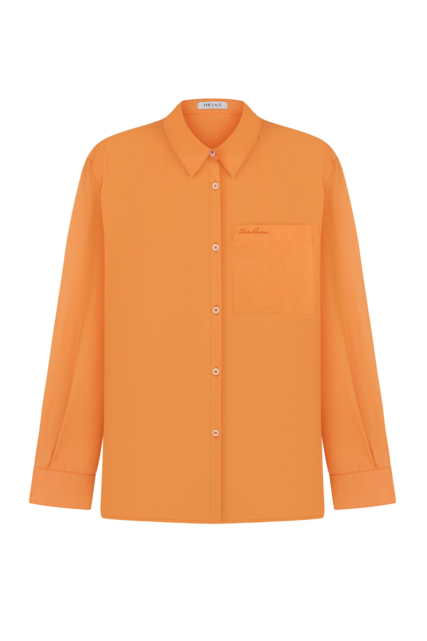 Сорочка з вишивкою помаранчева - THE LACE фото 152670