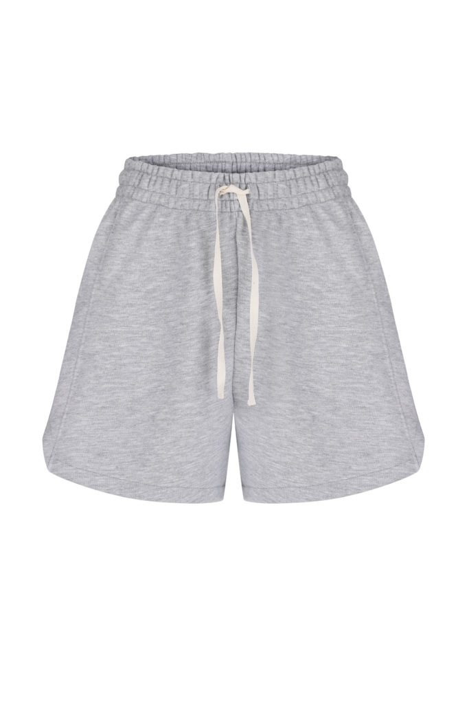 Leisure shorts in gray melange photo 3