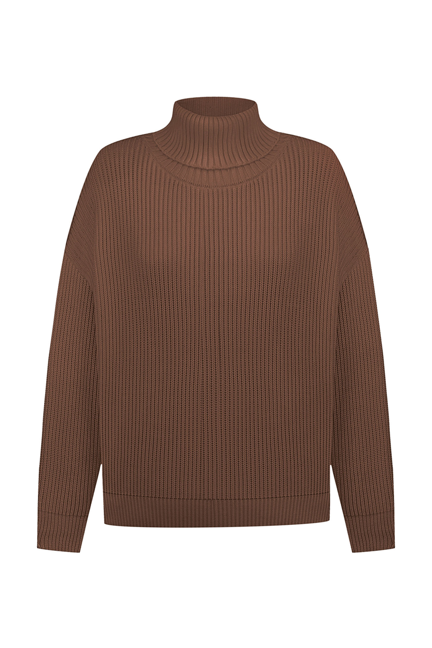 Трикотажний светр з об'ємнимими рукавами бежевий - THE LACE photo 245453