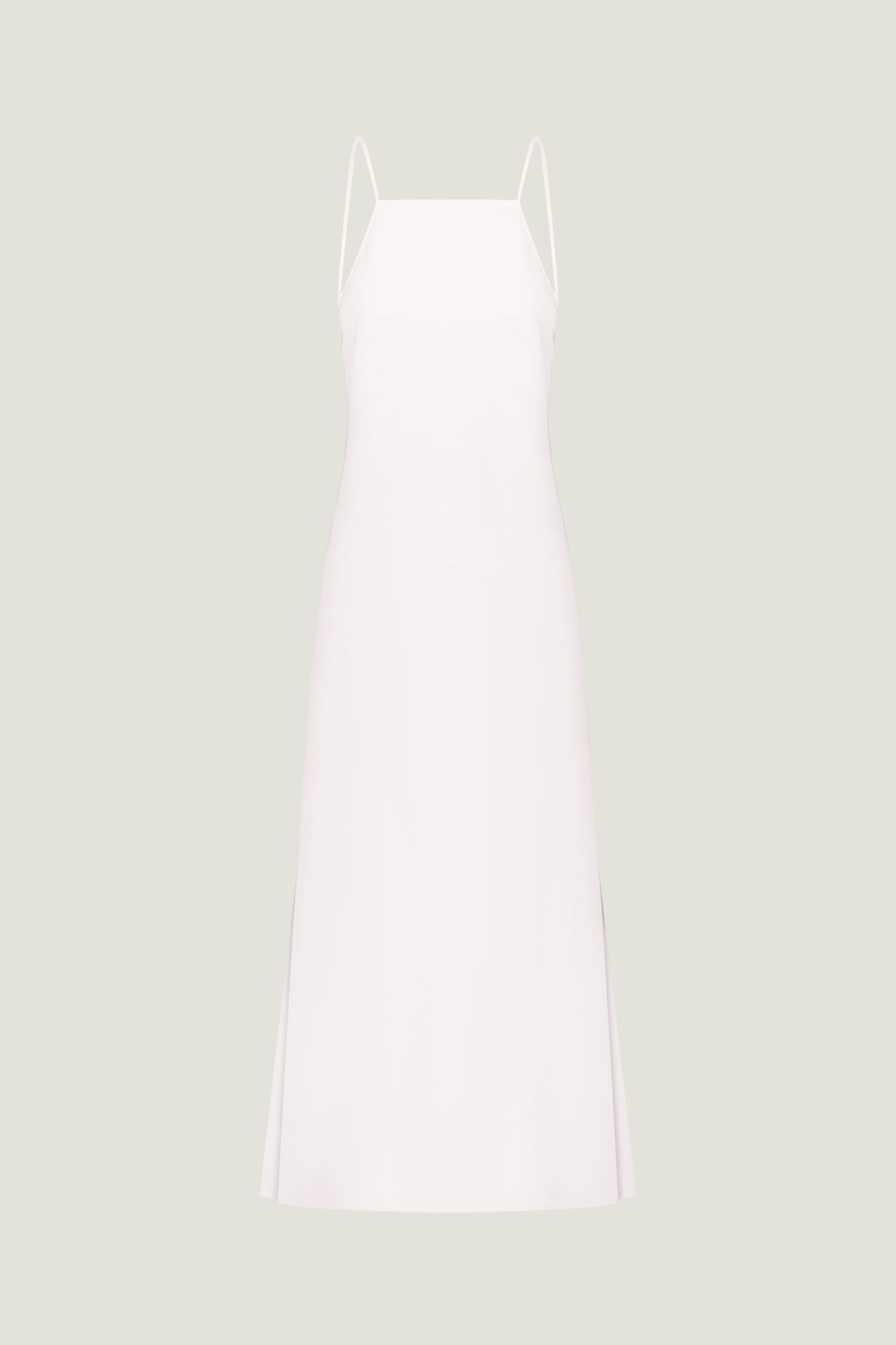 Сукня міді прямого крою з відкритою спиною молочна - THE LACE photo 314304