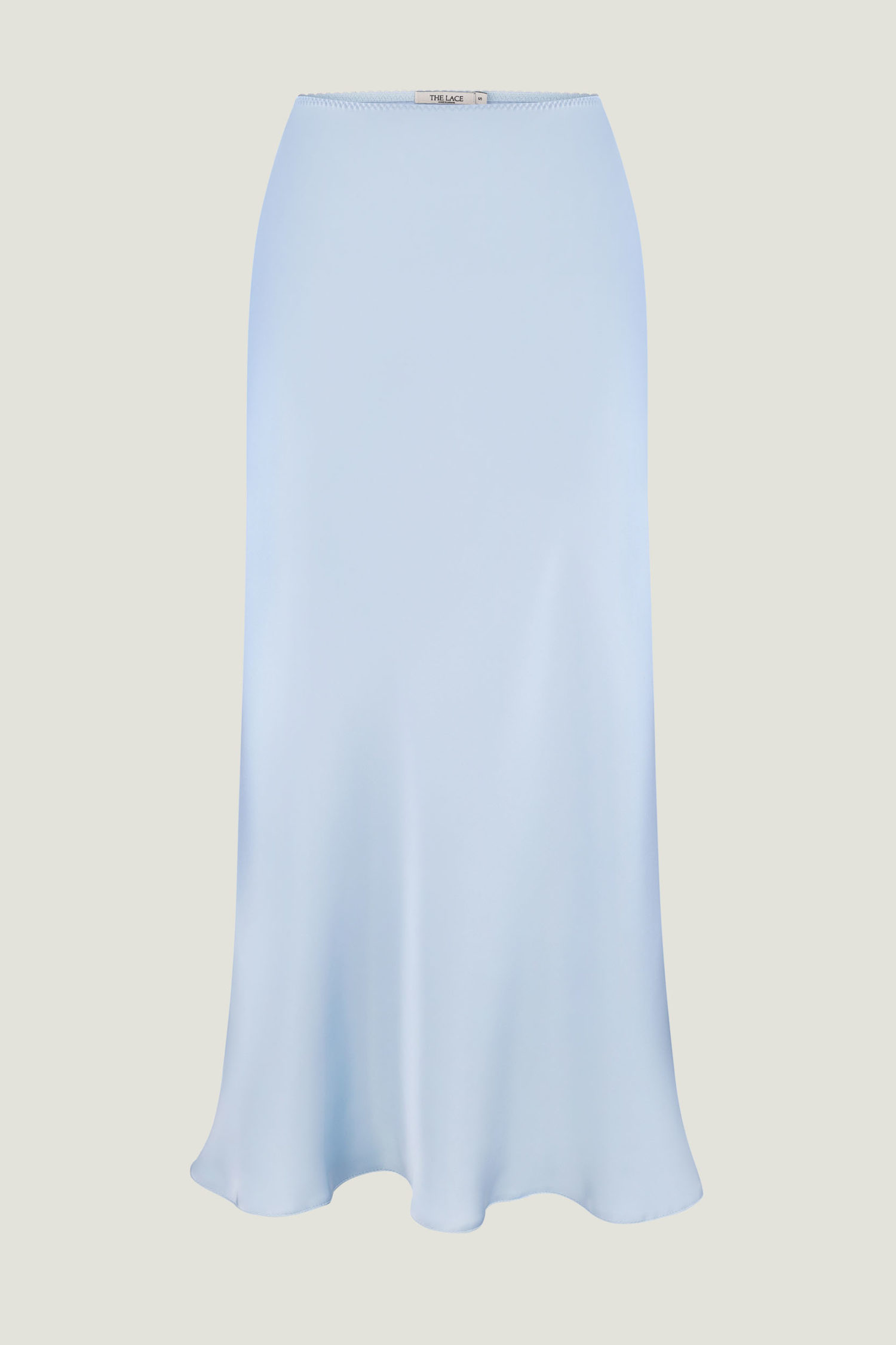 Спідниця міді сатинова блакитна - THE LACE фото 271886
