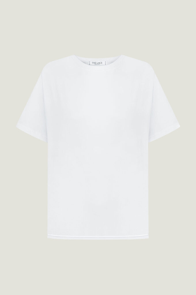 White oversize T-shirt photo 5