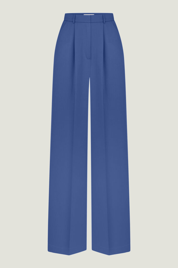 Palazzo pants in blue photo 4