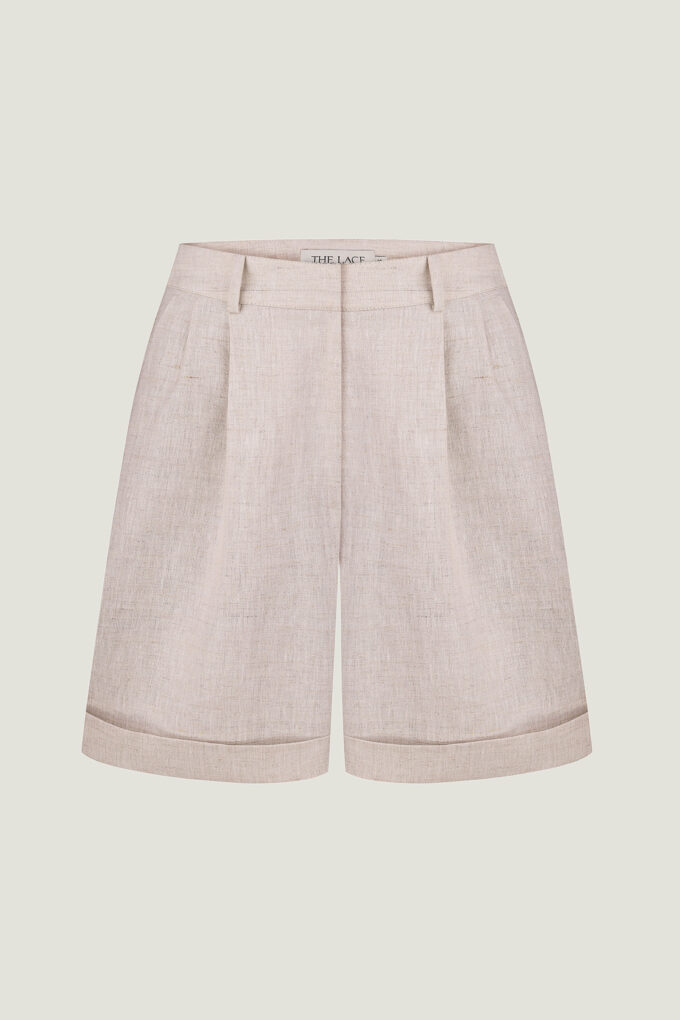 Linen shorts in sandy photo 4