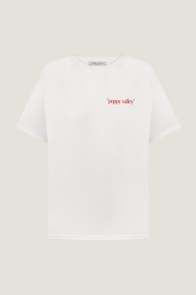 Oversize t-shirt Poppy valley in milk photo 2