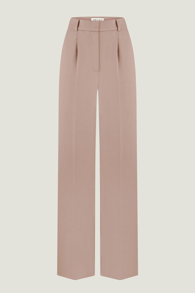 Palazzo pants in beige photo 6