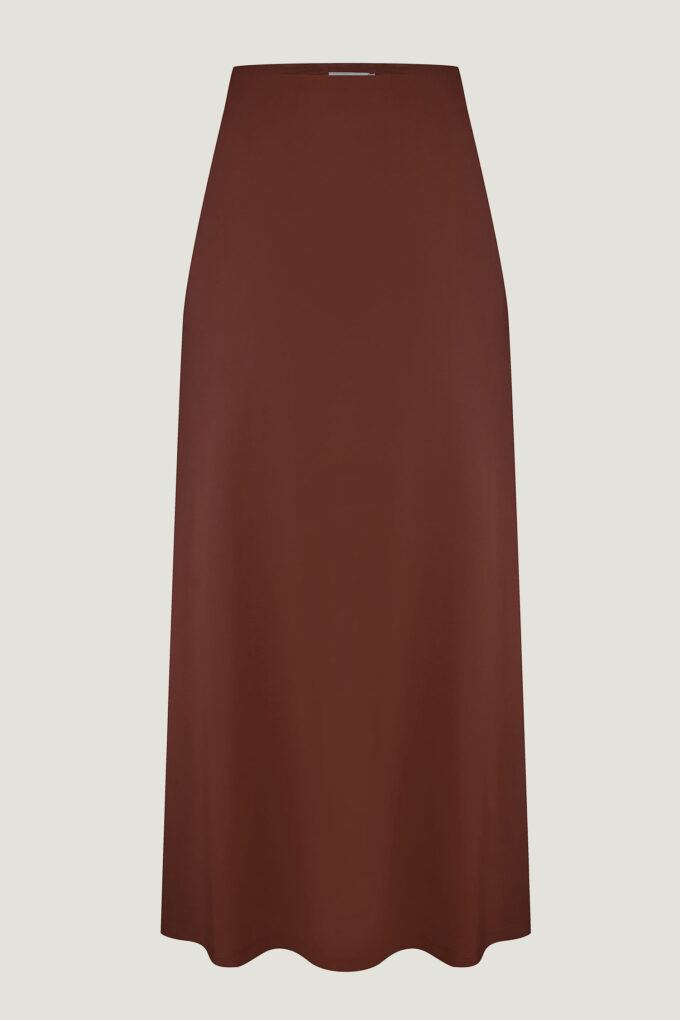 Chocolate silhouette maxi skirt photo 4