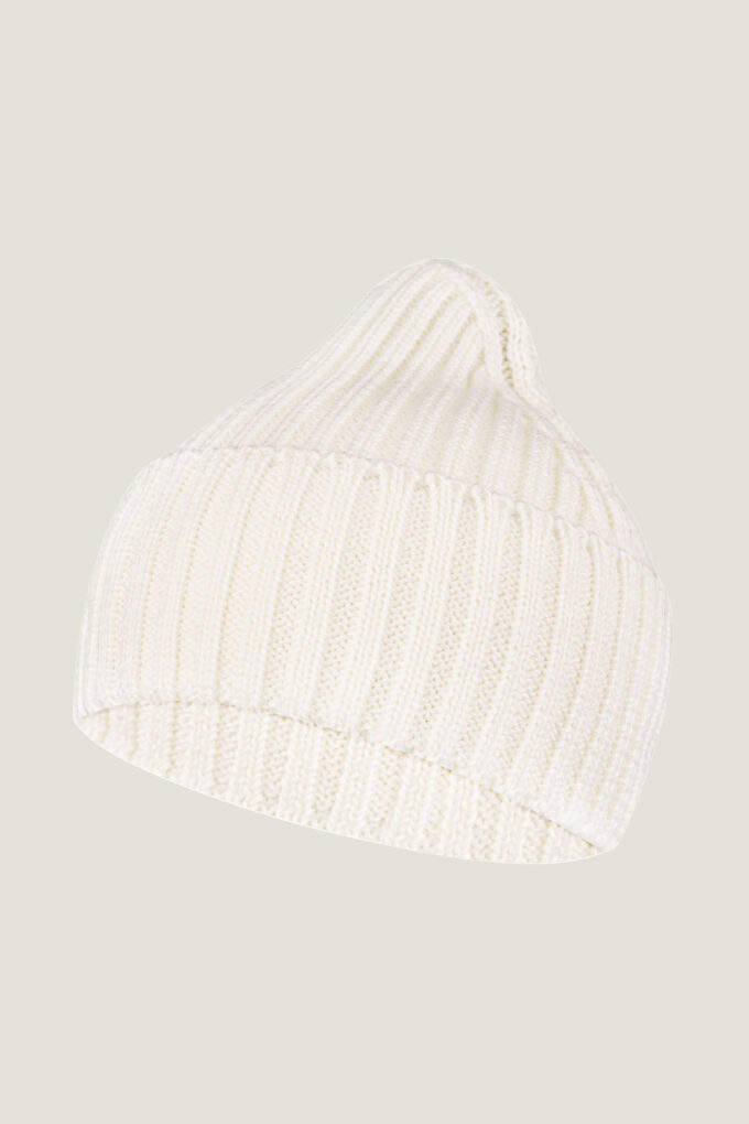 Woolen hat in milk photo 4