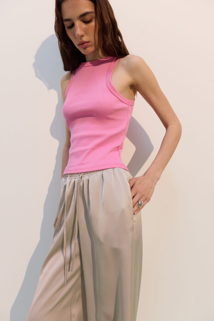 Knitted top in pink photo 6