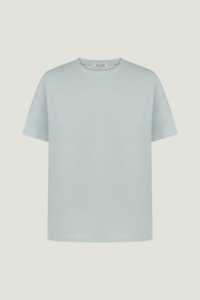 Relaxed T-shirt in light olive photo 5