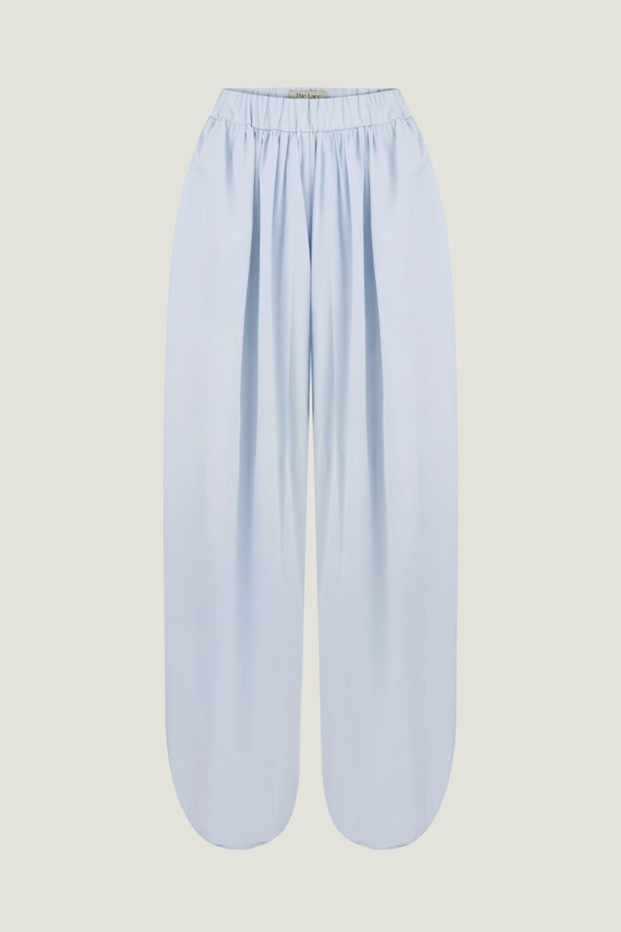Blue voluminous pants photo 7