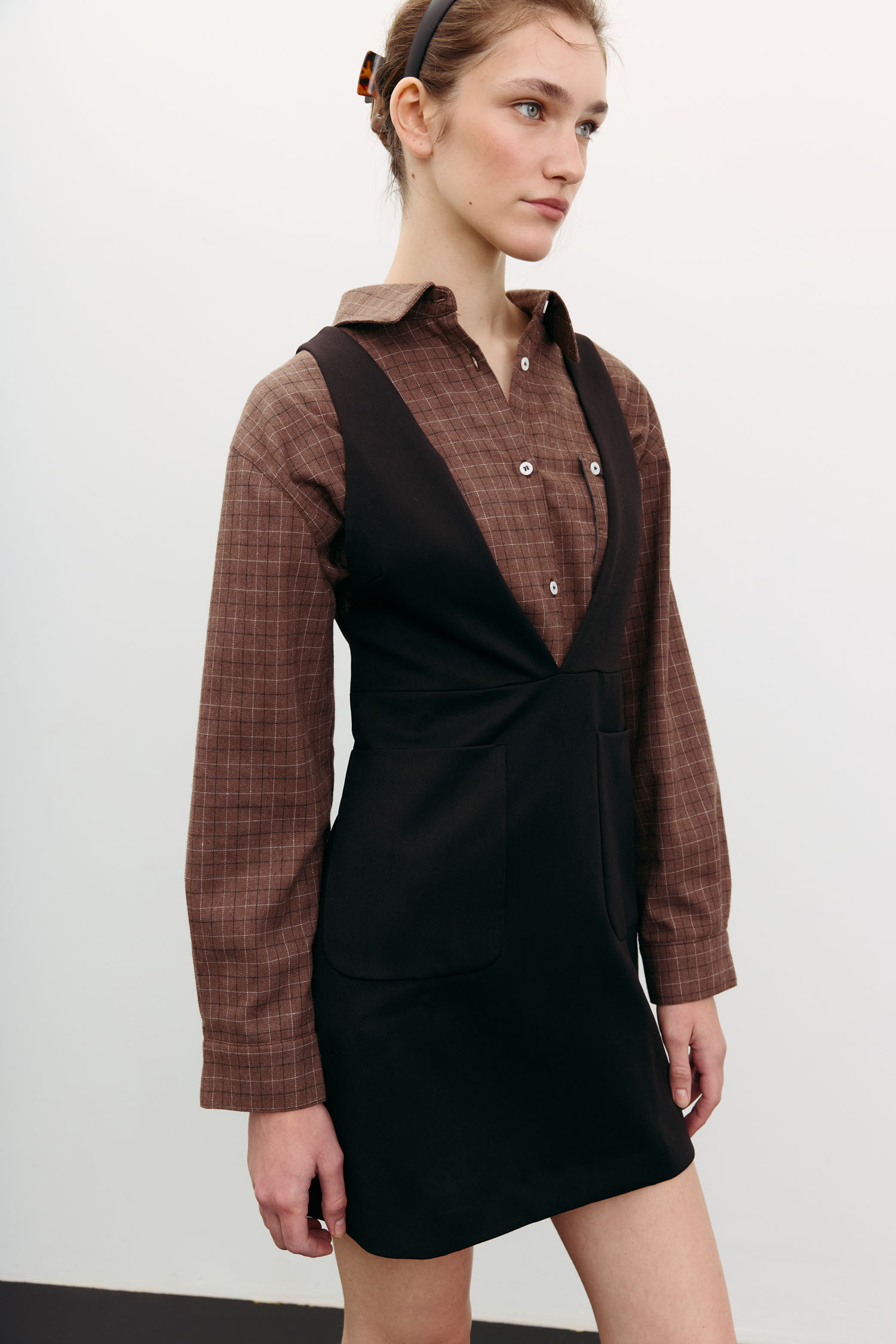 Сарафан міні шоколадний Modena - The Lace Фото 441365 Сарафан міні шоколадний Modena - The Lace Фото 441365