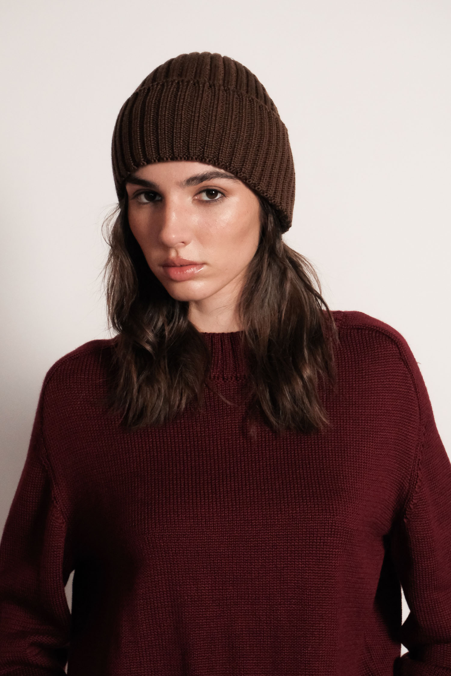 Шапка вовняна шоколадна - The Lace фото 447918 Шапка вовняна шоколадна - The Lace фото 447918