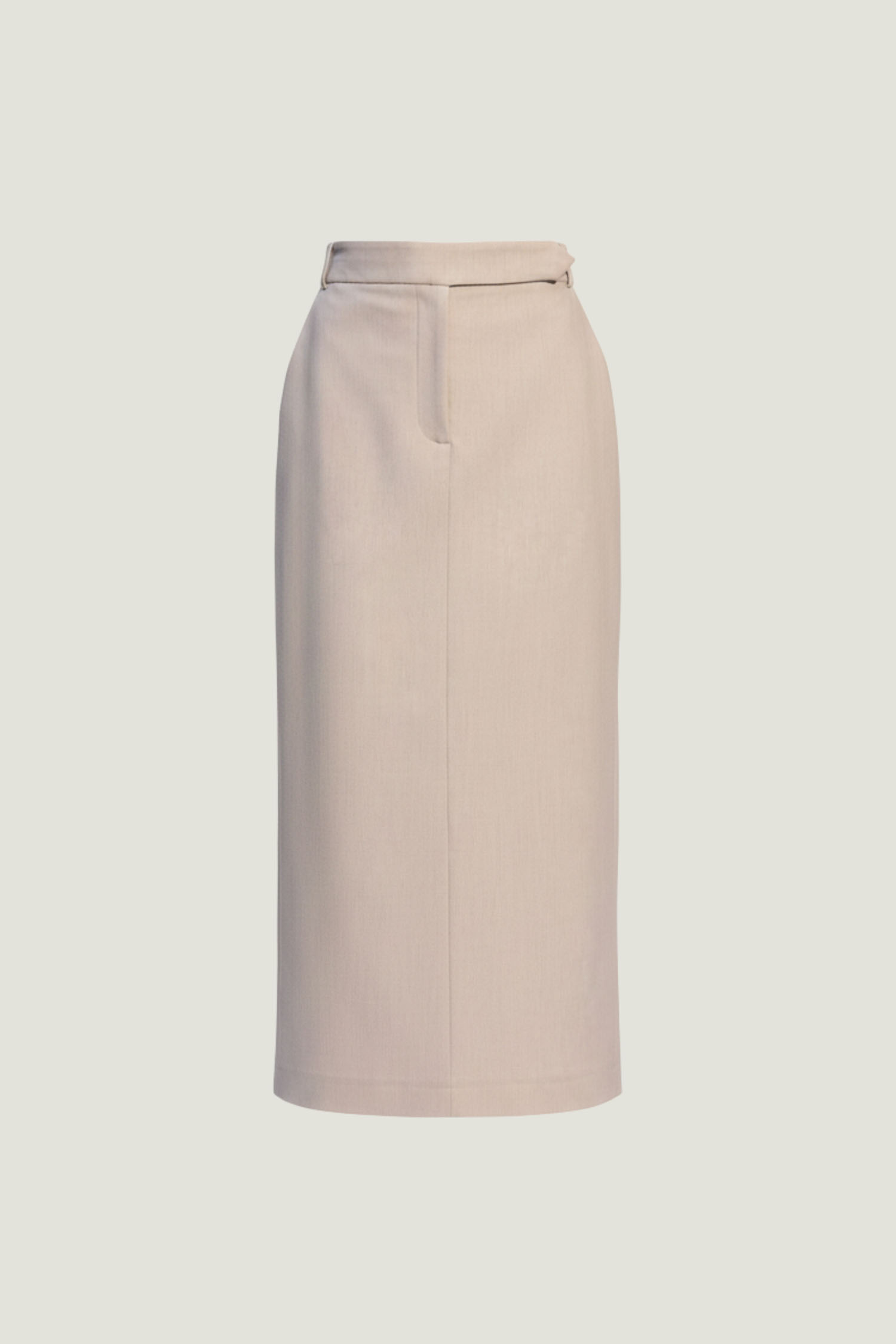 Спідниця міді з декоративним поясом світло-бежева - The Lace photo 476661 Спідниця міді з декоративним поясом світло-бежева - The Lace photo 476661