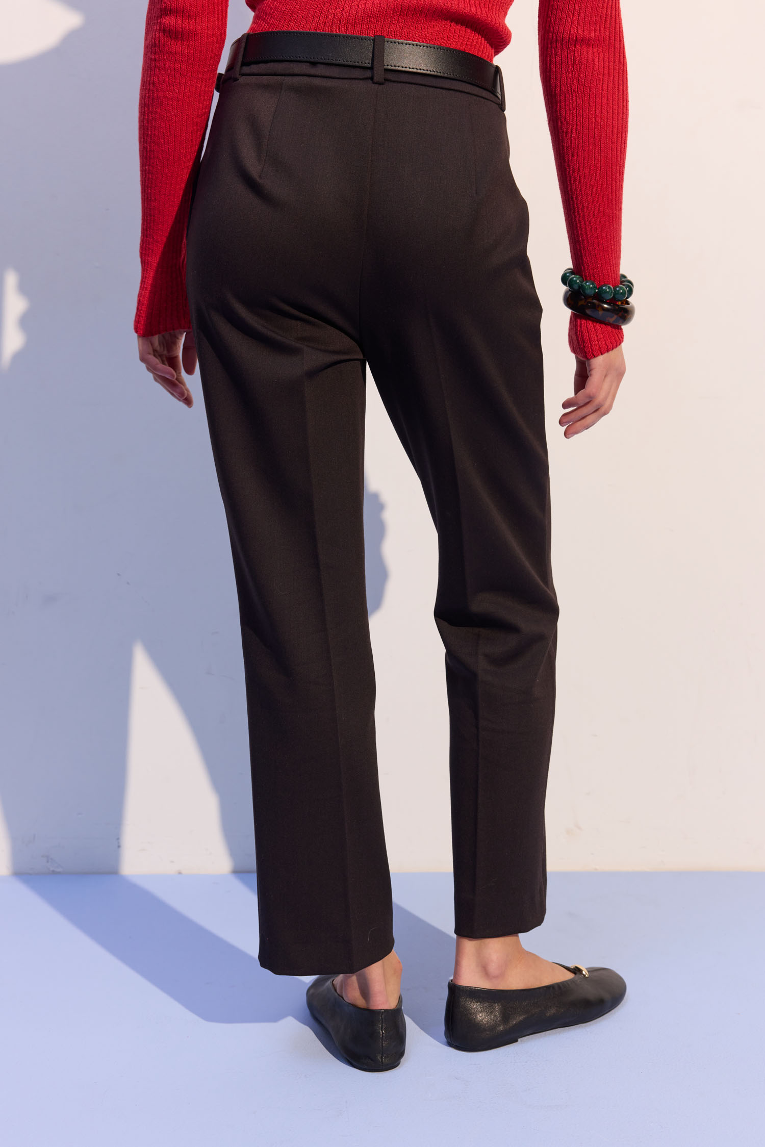 Брюки прямого крою укорочені шоколадні Modena - The Lace Фото 476262 Брюки прямого крою укорочені шоколадні Modena - The Lace Фото 476262